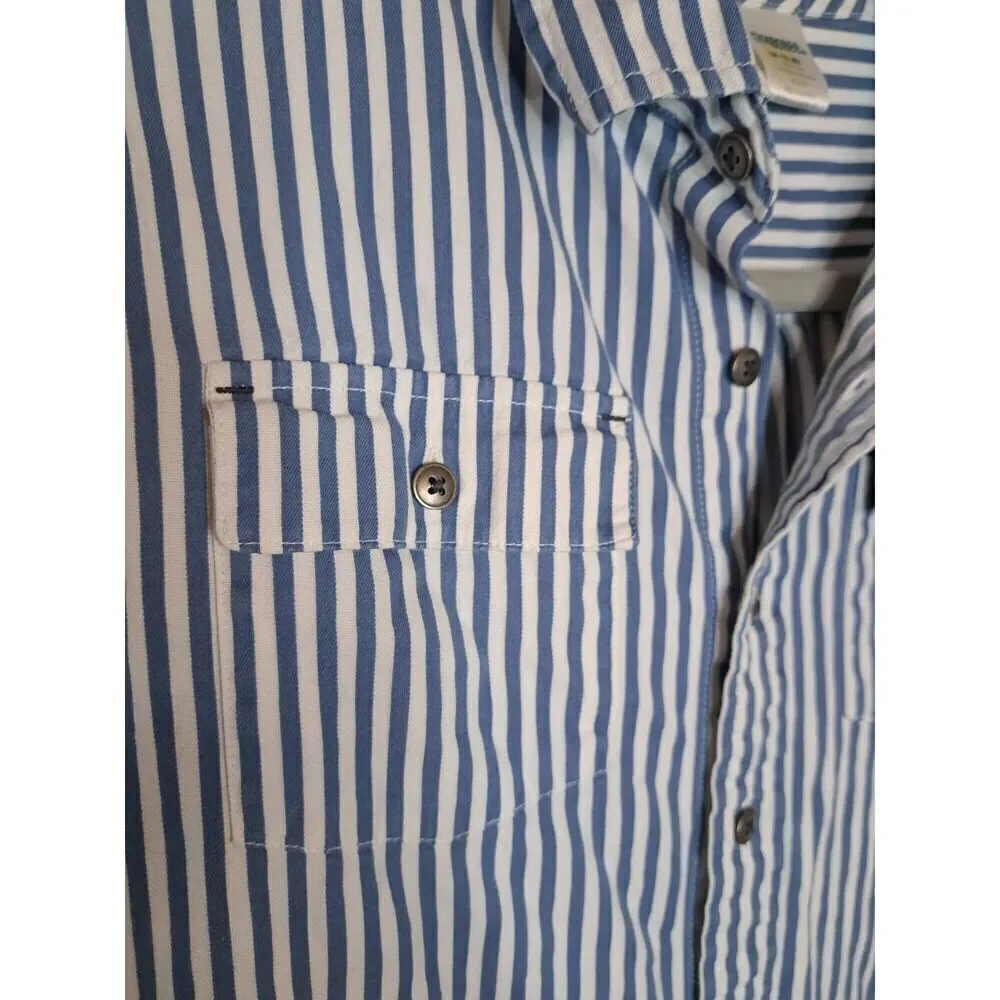 Gymboree Boy's Striped Button Down Long Sleeve Shirt Size Medium